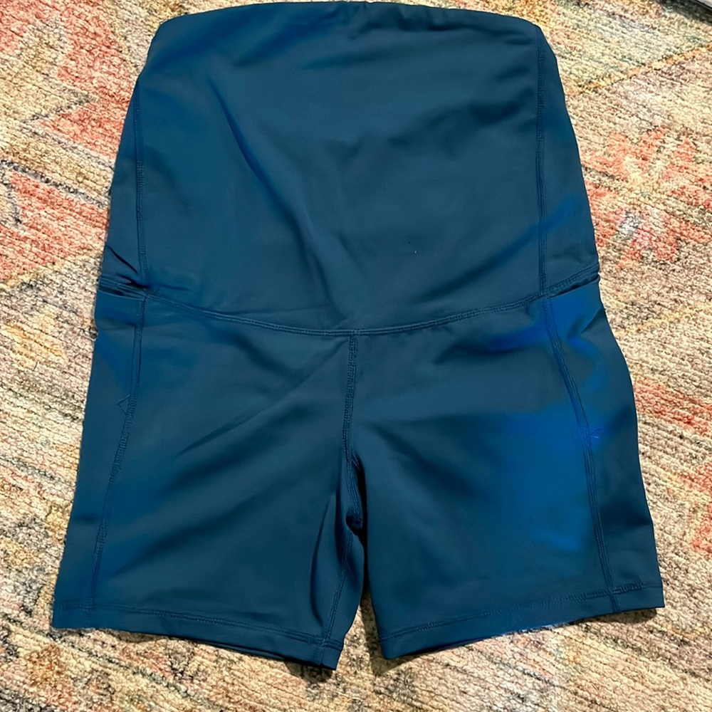 Senita Small Maternity Biker Shorts